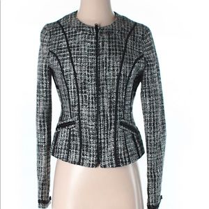 Express Black and silver tweed jacket. Size small.